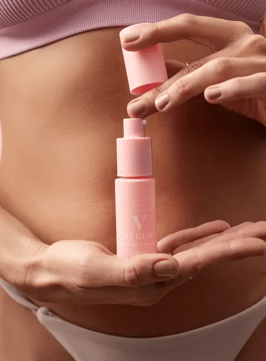 V-Serum held in hand